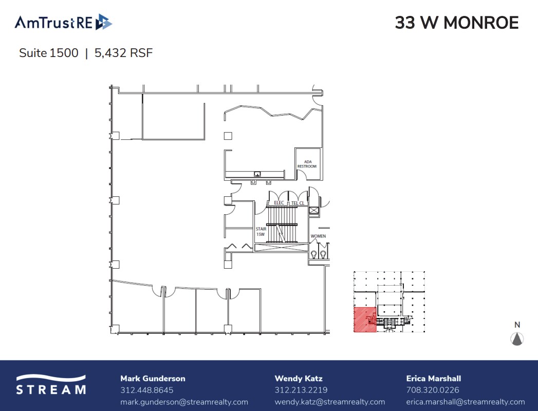 33 W Monroe St, Chicago, IL for lease Floor Plan- Image 1 of 1