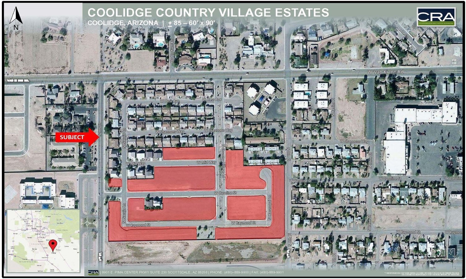 SE Vah Ki Inn Rd & 9th St, Coolidge, AZ 85228