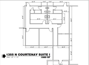 1351 N Courtenay Pky, Merritt Island, FL for lease Floor Plan- Image 1 of 1