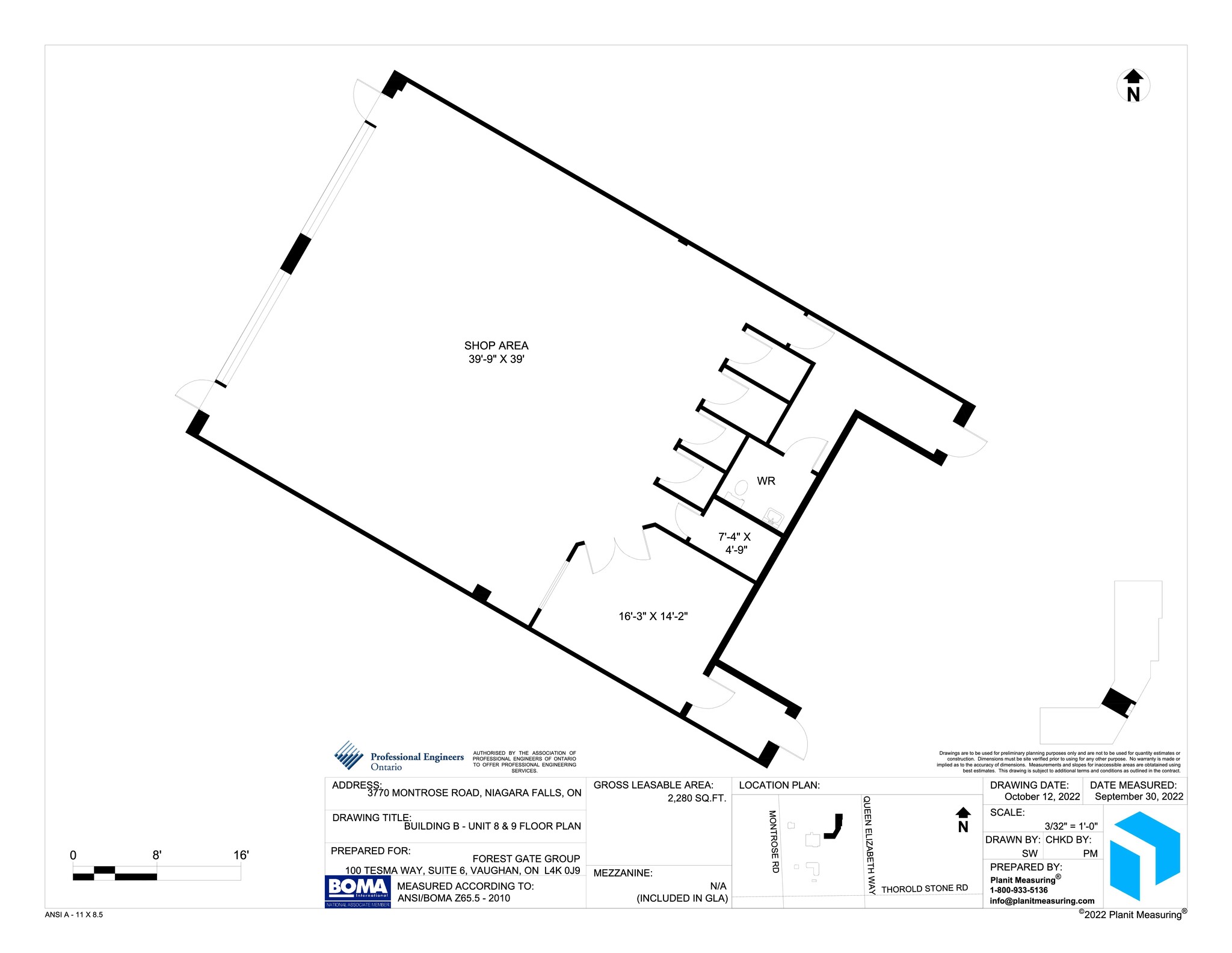 3770 Montrose Rd, Niagara Falls, ON for lease Site Plan- Image 1 of 1