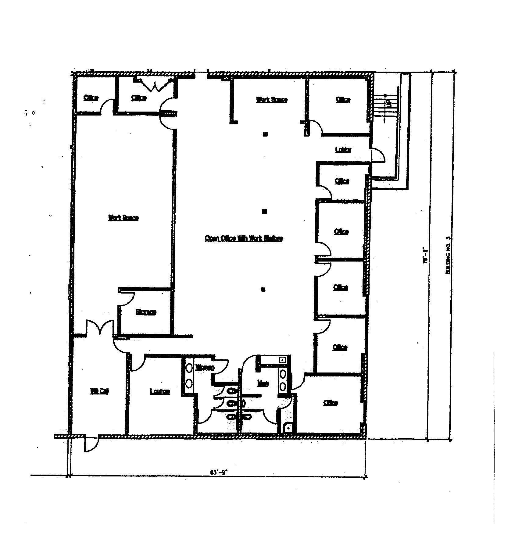 2832 E Foothill Blvd, Pasadena, CA for lease Floor Plan- Image 1 of 1