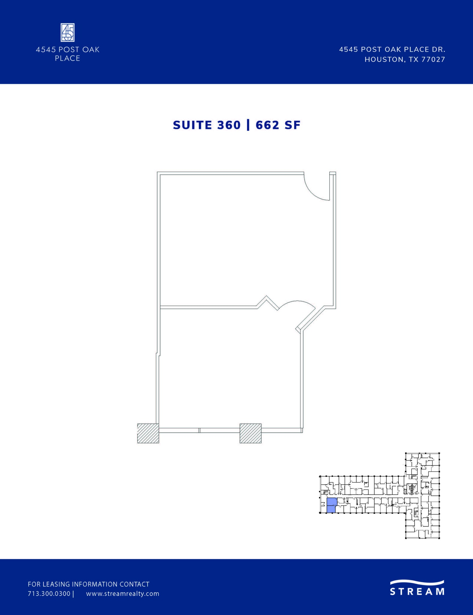 4545 Post Oak Pl, Houston, TX for lease Floor Plan- Image 1 of 1