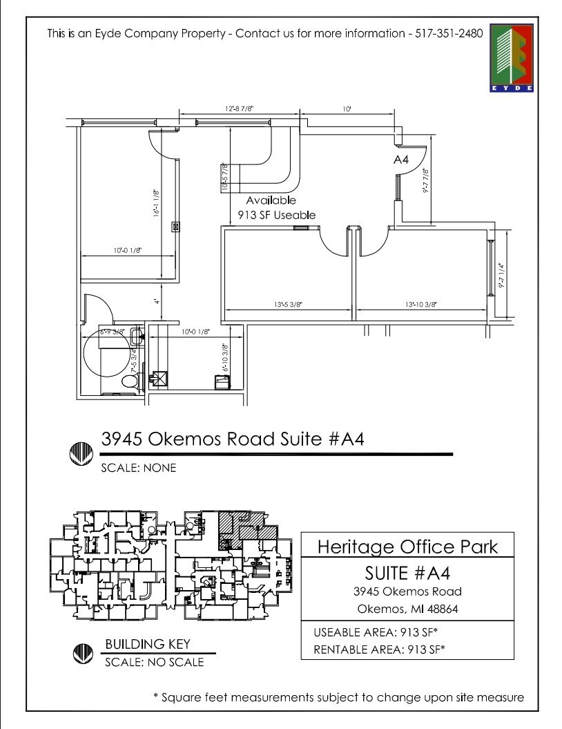 3945 Okemos Rd, Okemos, MI for lease Floor Plan- Image 1 of 1