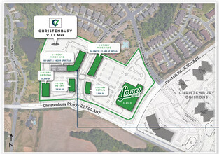 9620 Christenbury Pky, Concord, NC - aerial  map view