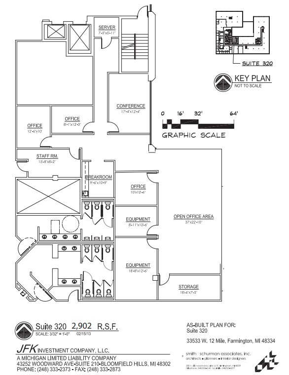 33533 W 12 Mile Rd, Farmington Hills, MI for lease Floor Plan- Image 1 of 1