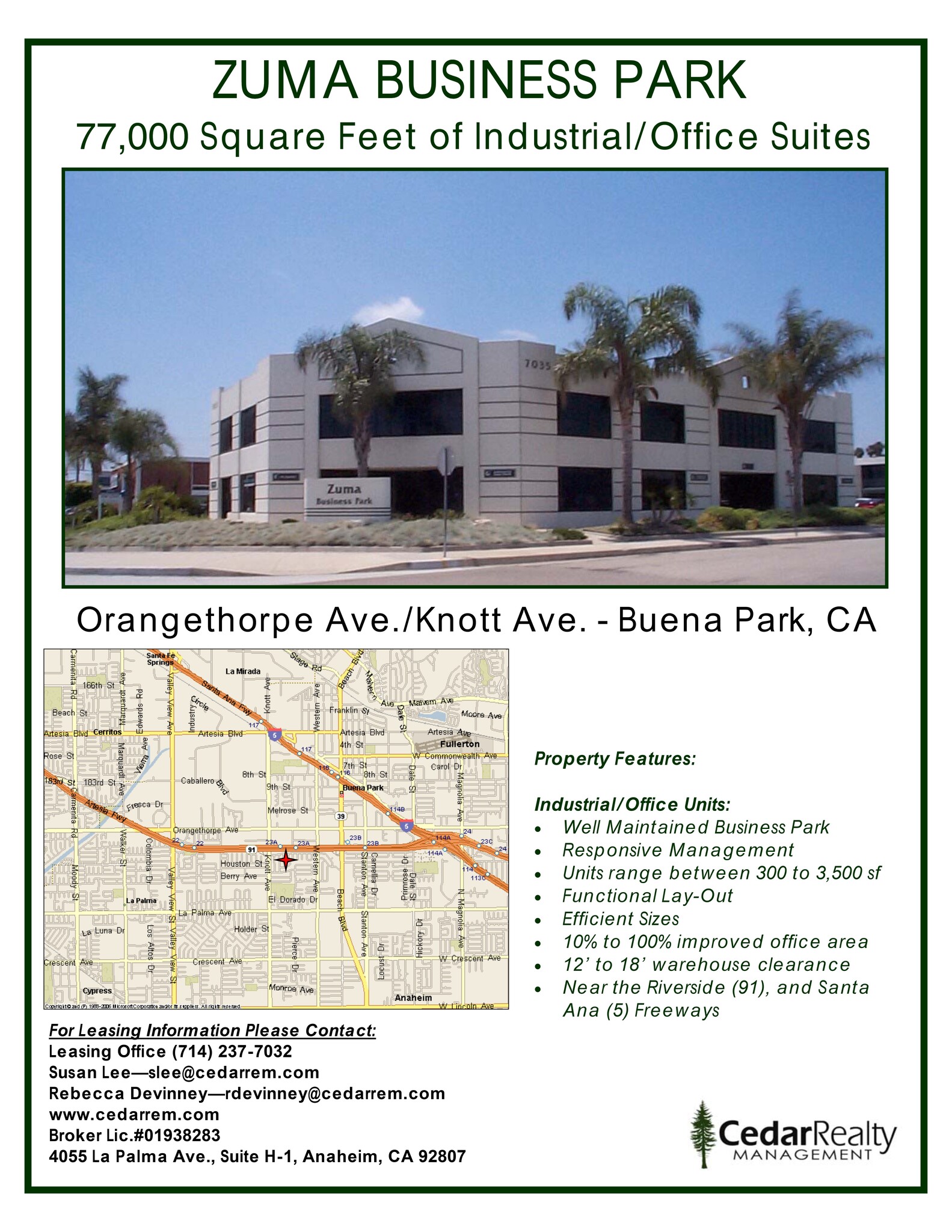 6910 Oslo Cir, Buena Park, CA for lease Site Plan- Image 1 of 1