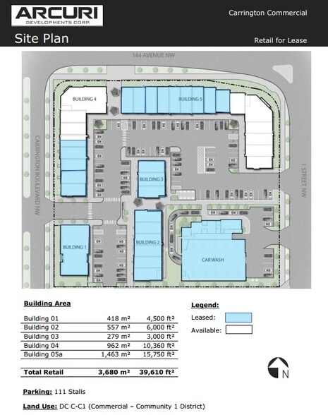 45 Carrington Blvd NW, Calgary, AB for sale - Site Plan - Image 1 of 1