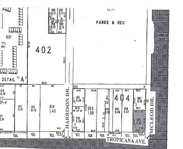 2980 E Tropicana Ave, Las Vegas, NV for sale - Plat Map - Image 2 of 4