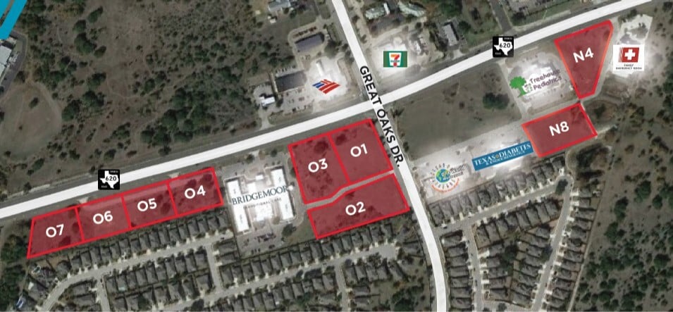 Ranch Road 620 & Great Oaks Dr, Round Rock, TX for sale - Aerial - Image 1 of 1