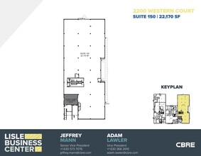 2200 Western Ct, Lisle, IL for lease Floor Plan- Image 2 of 2