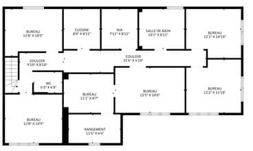 182 Rue Saint-Joseph, Terrebonne, QC for lease Floor Plan- Image 1 of 2