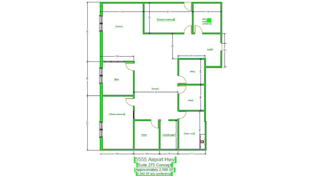 5555 Airport Hwy, Toledo, OH for lease Building Photo- Image 1 of 23