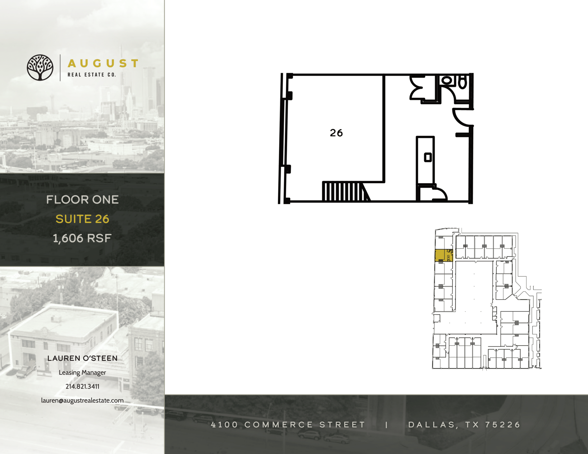 4100 Commerce St, Dallas, TX for lease Floor Plan- Image 1 of 1