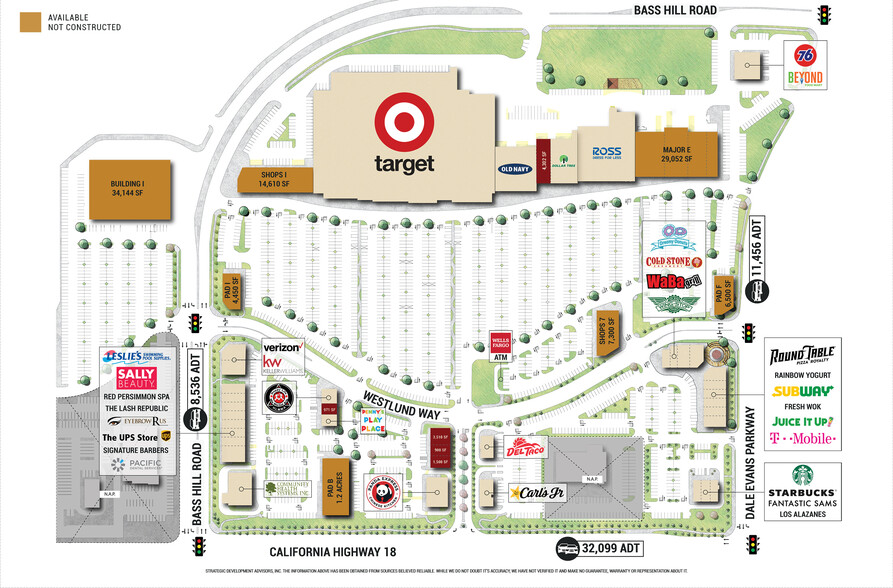 18355 US Highway 18, Apple Valley, CA for lease - Site Plan - Image 2 of 7