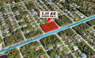 919 SW Becker Rd, Port Saint Lucie, FL - aerial  map view