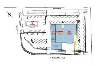 7920-8404 Howard Dr, Houston, TX for lease Site Plan- Image 1 of 1