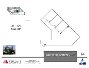 2200 West Loop South, Houston, TX for lease Site Plan- Image 1 of 1