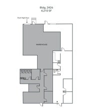 2420-2428 Reliance Ave, Apex, NC for lease Floor Plan- Image 1 of 2