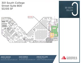 301 S College St, Charlotte, NC for lease Floor Plan- Image 1 of 1