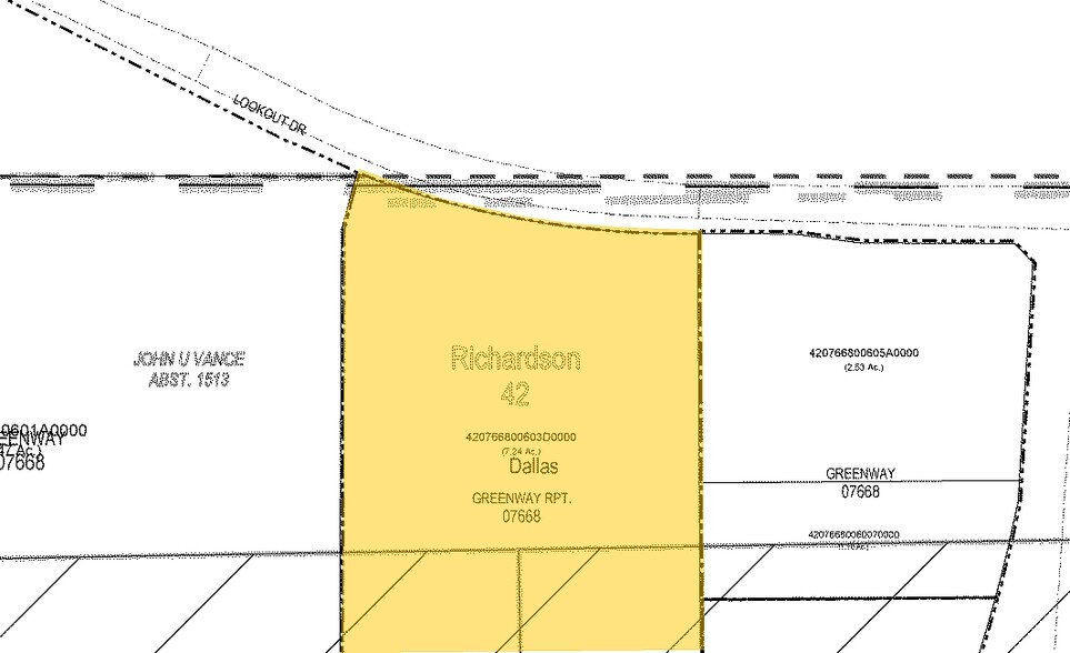 1300 E Lookout Dr, Richardson, TX for lease - Plat Map - Image 2 of 34