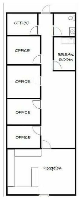 E Windmill Ln, Las Vegas, NV for lease Floor Plan- Image 1 of 4
