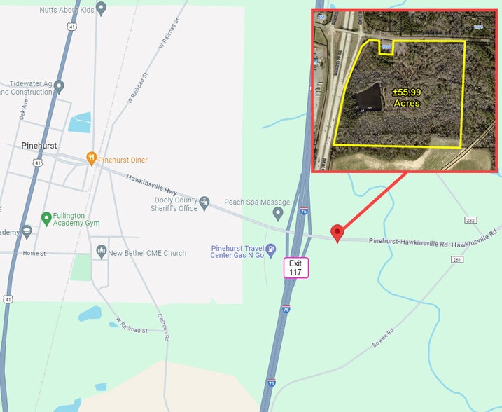 1038 Pinehurst Hawkinsville, Unadilla, GA for sale - Building Photo - Image 2 of 2