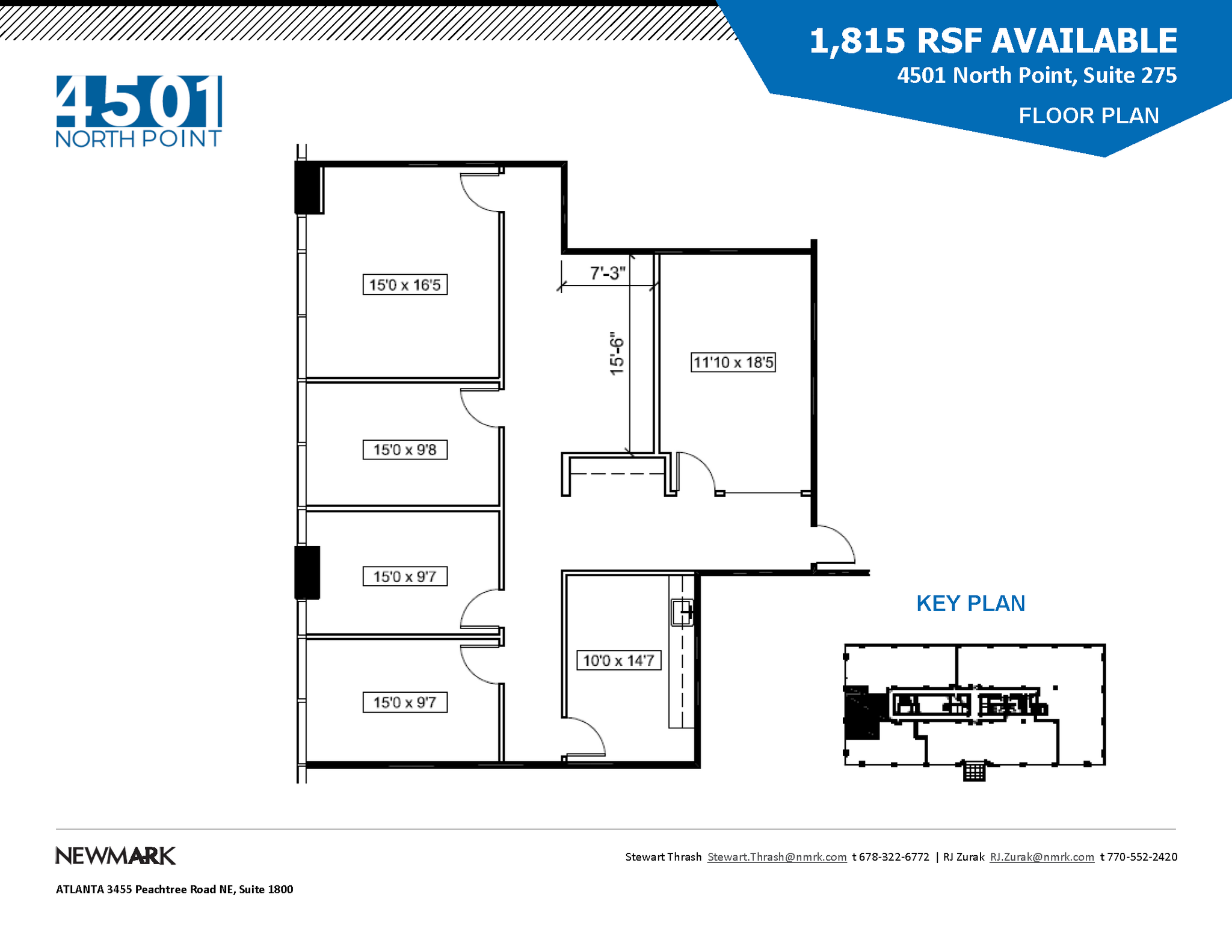 4501 North Point Pky, Alpharetta, GA for lease Floor Plan- Image 1 of 1