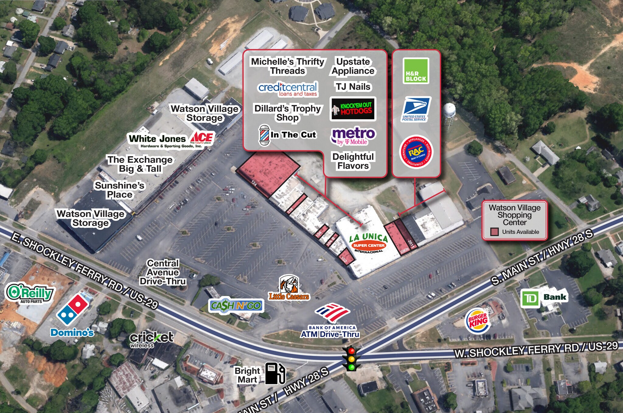 102-124 E Shockley Ferry Rd, Anderson, SC for sale Primary Photo- Image 1 of 1