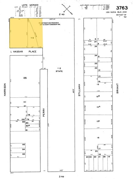 400 2nd St, San Francisco, CA for lease - Plat Map - Image 2 of 2