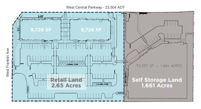 292 W Central Pky, Altamonte Springs, FL for sale - Site Plan - Image 2 of 5