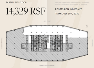 200 Park Ave, New York, NY for lease Floor Plan- Image 1 of 4