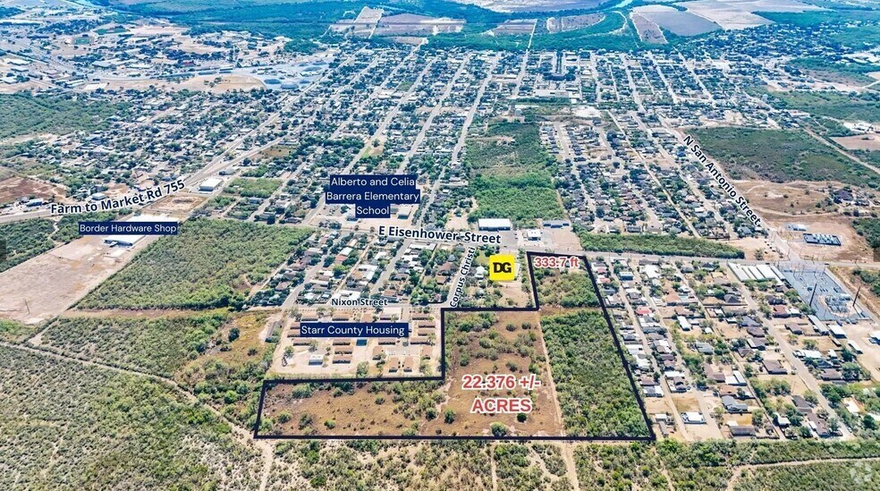 109 E Eisenhower St, Rio Grande City, TX for sale - Aerial - Image 2 of 3