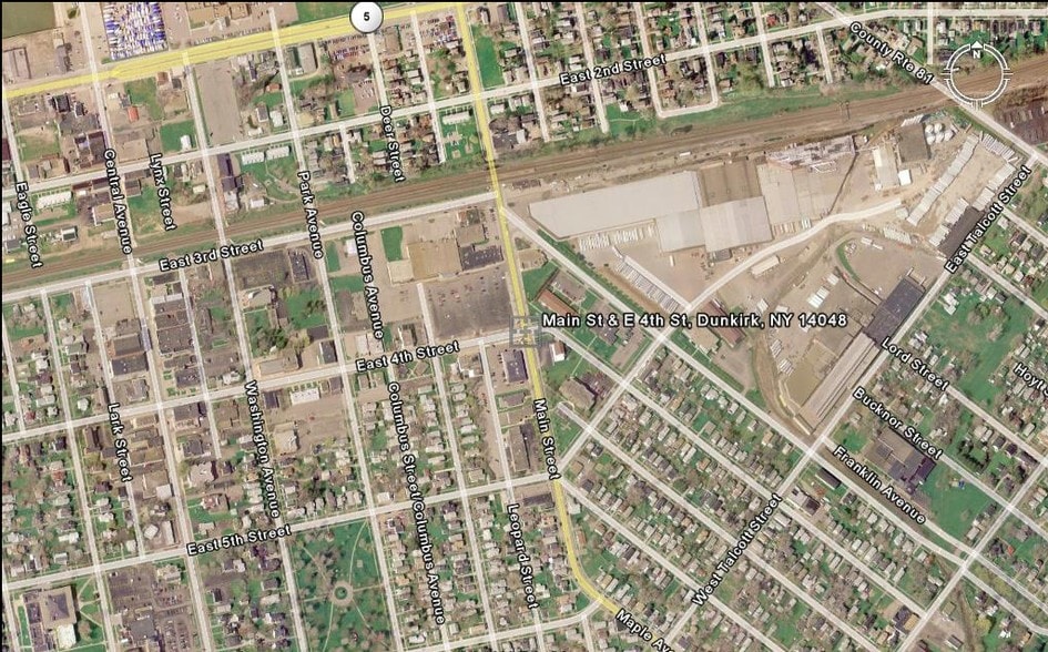 168 E 4th St, Dunkirk, NY for lease - Aerial - Image 2 of 7