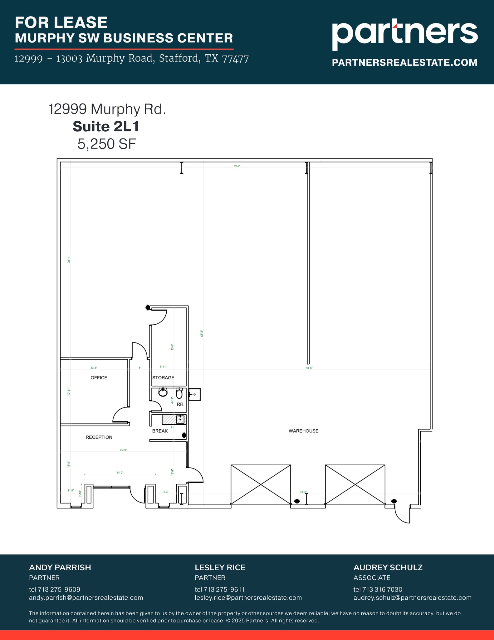 12999-13003 Murphy Rd, Stafford, TX for lease Site Plan- Image 1 of 1
