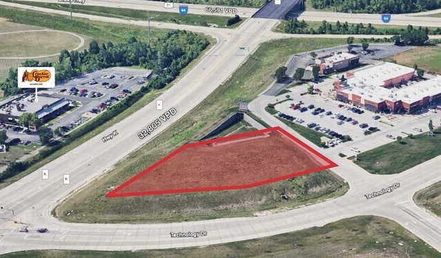 1110 Technology Dr, O'Fallon, MO for lease - Aerial - Image 1 of 4