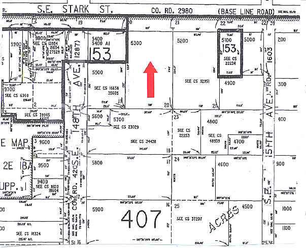 14800 SE Stark St, Portland, OR for lease - Plat Map - Image 3 of 5