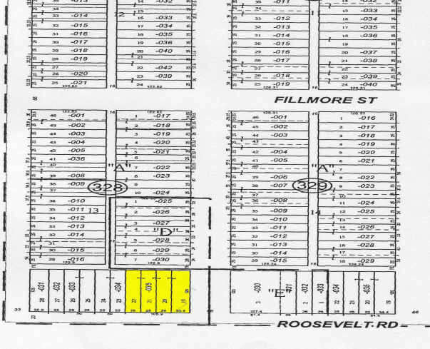 6126-6134 W Roosevelt Rd, Oak Park, IL for lease - Plat Map - Image 2 of 9