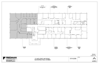21 E Long Lake Rd, Bloomfield Hills, MI for lease Floor Plan- Image 2 of 2