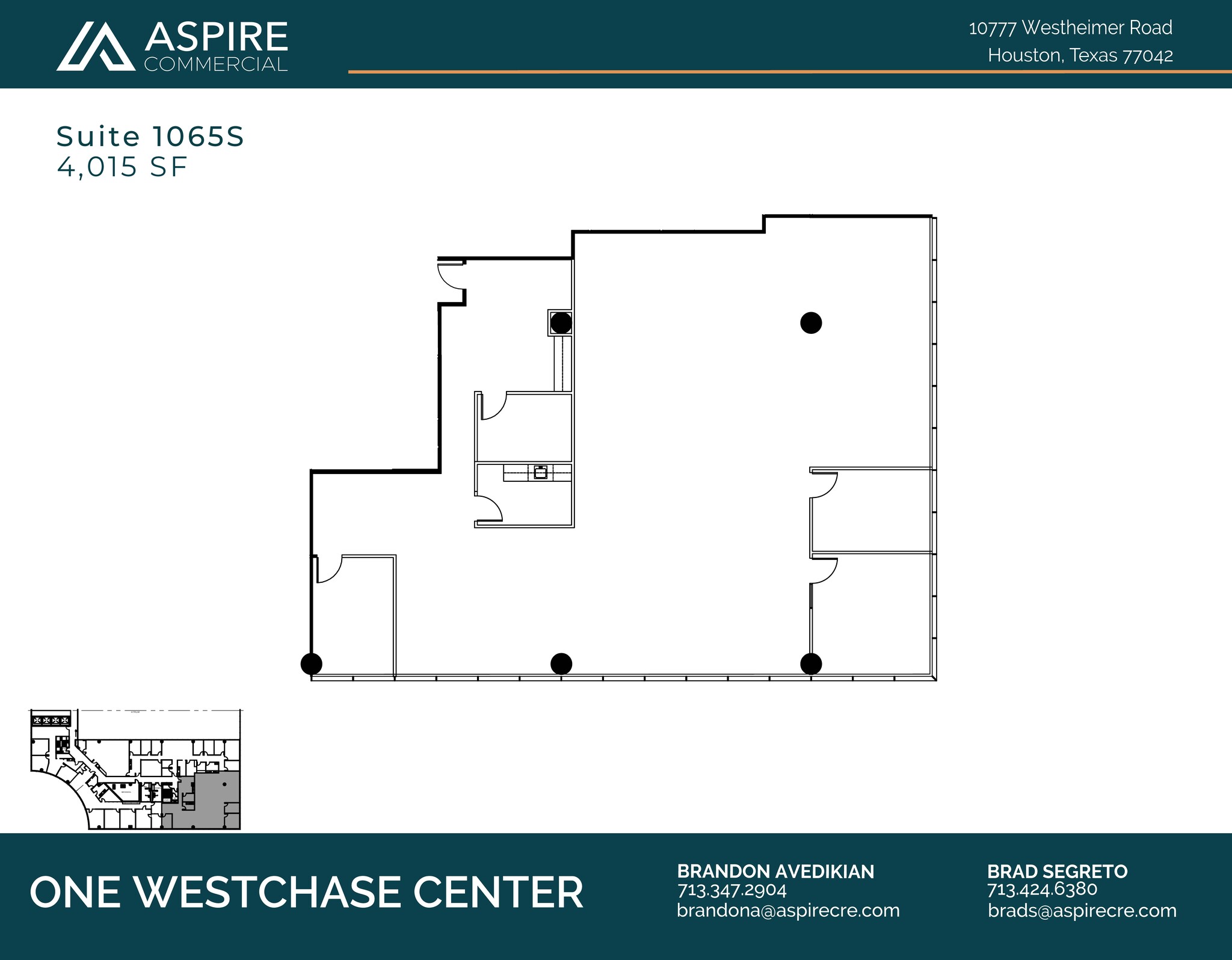 10777 Westheimer Rd, Houston, TX for lease Floor Plan- Image 1 of 1