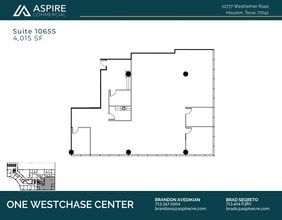 10777 Westheimer Rd, Houston, TX for lease Floor Plan- Image 1 of 1