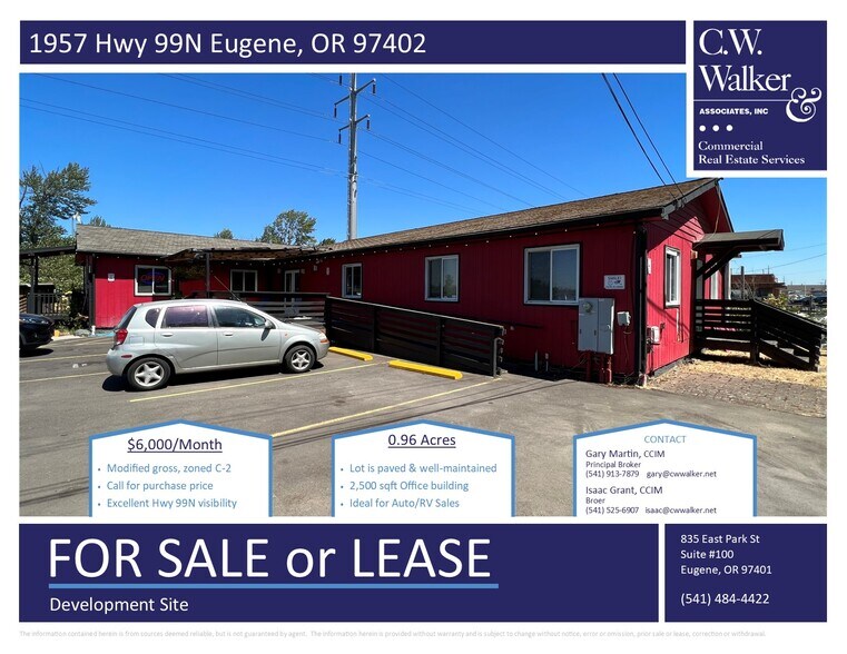 1957 Highway 99 N, Eugene, OR for sale - Building Photo - Image 1 of 1