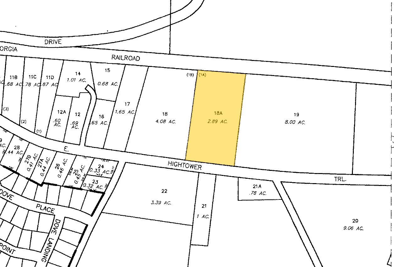772 E Hightower Trl, Social Circle, GA for sale Plat Map- Image 1 of 1