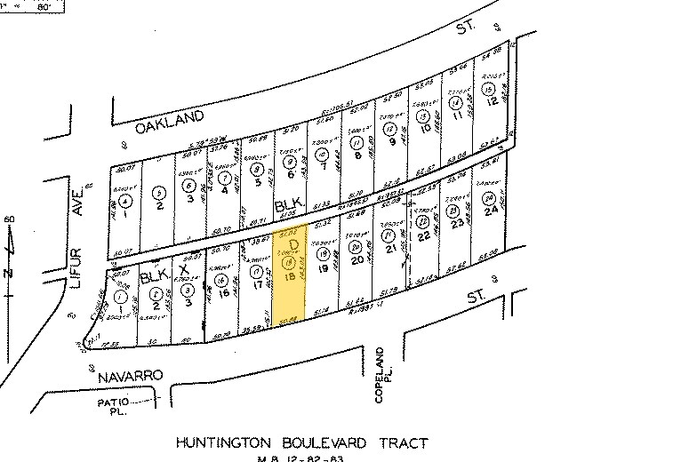 5335 Navarro St, Los Angeles, CA for sale Plat Map- Image 1 of 1