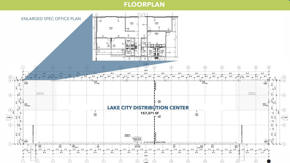 5380 Dixie Industrial, Lake City, GA for lease Floor Plan- Image 1 of 1