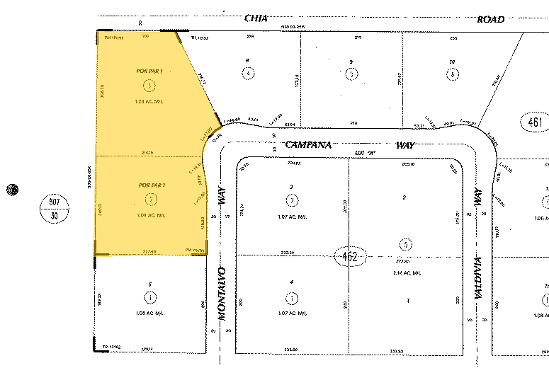 1301 Montalvo Way, Palm Springs, CA for lease - Plat Map - Image 2 of 10