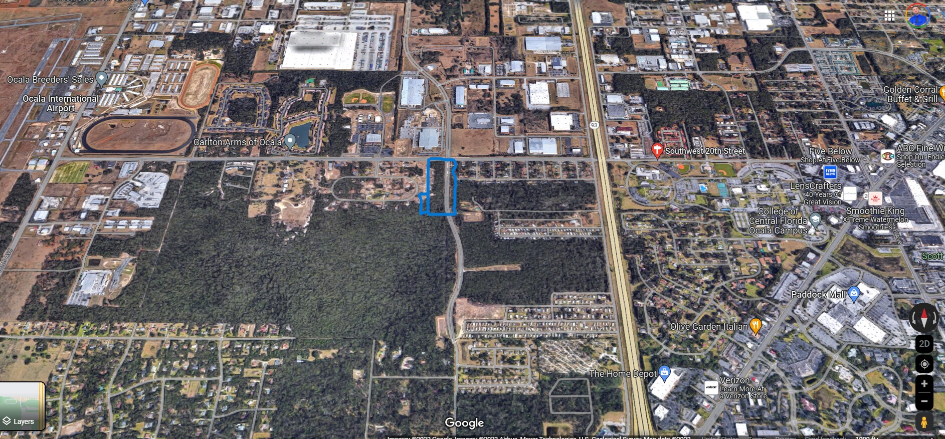 SW 20th St & SW 43rd Ct st, Ocala, FL 34474 40 acres MOL, PD zoning