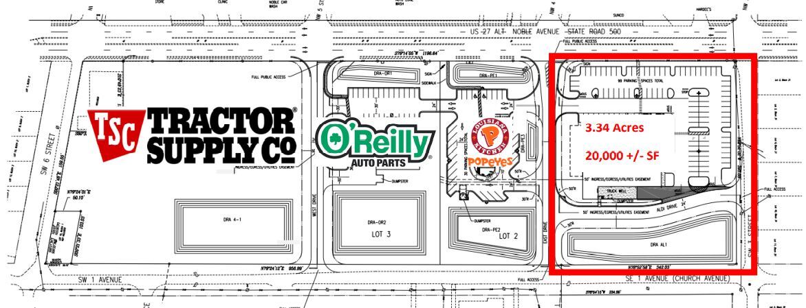 130 SW 3rd St, Williston, FL for lease Site Plan- Image 1 of 1