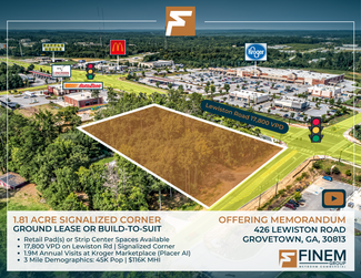 More details for 426 Lewiston Rd, Grovetown, GA - Land for Lease