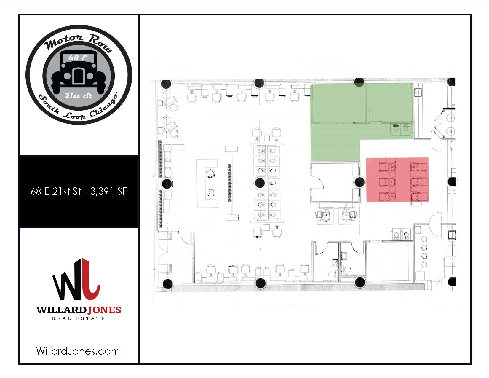 2014-2036 S Michigan Ave, Chicago, IL for lease Floor Plan- Image 1 of 2