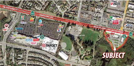 999 Main St, Watsonville, CA - aerial  map view